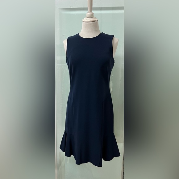 Navy dress-Margaret M-Made in Canada - Picture 1 of 1